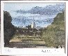 Tetbury Church from Highgrove House 1998 - England Limited Edition Print by  King Charles III - 2