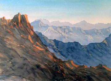 Overlooking Wadi Arkam, Kingdom of Saudi Arabia 2000 Limited Edition Print - Prince Charles Overlooking Wadi Arkam, Kingdom of Saudi Arabia 2000 Limited Edition Print - Prince Charles