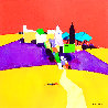Hills At Auvers 2011 25x25 Original Painting by Adrian Prisecaru - 0