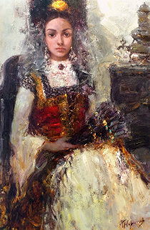 Spaniard 2017 48x35 Original Painting - Angelica Privalihin Spaniard 2017 48x35 Original Painting - Angelica Privalihin