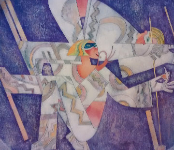 Make-up Slalom Skiing Collection 2003 Embellished Limited Edition Print - Andrei Protsouk Make-up Slalom Skiing Collection 2003 Embellished Limited Edition Print - Andrei Protsouk