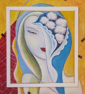 Layla 2016 41x37 Super Huge Original Painting - Andrei Protsouk Layla 2016 41x37 Super Huge Original Painting - Andrei Protsouk