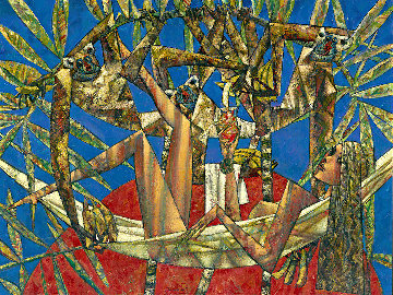 Monkey Cocktails 2018 40x52 Super Huge Original Painting - Andrei Protsouk Monkey Cocktails 2018 40x52 Super Huge Original Painting - Andrei Protsouk