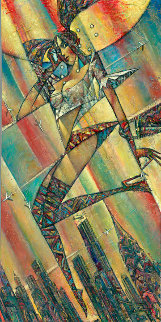 Catching a Flight 2012 48x24 Super Huge Original Painting - Andrei Protsouk Catching a Flight 2012 48x24 Super Huge Original Painting - Andrei Protsouk