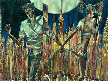 Garden of Eden 2017 36x48 Super Huge Original Painting - Andrei Protsouk Garden of Eden 2017 36x48 Super Huge Original Painting - Andrei Protsouk