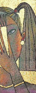 Golden Eye 2019 10x4 Original Painting - Andrei Protsouk Golden Eye 2019 10x4 Original Painting - Andrei Protsouk