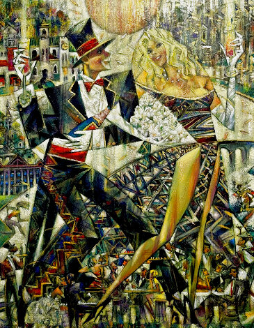 Party Time 2024 40x30 - Huge - Signed Twice Original Painting - Andrei Protsouk