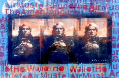 Study of Andy Warhol  28x39 Original Painting - Pietro Psaier