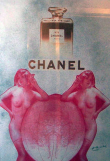 Chanel Unique 36x24 Original Painting - Pietro Psaier Chanel Unique 36x24 Original Painting - Pietro Psaier