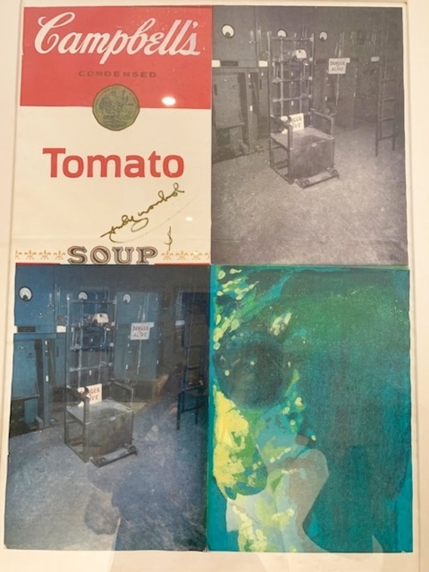 Tomato Soup-Electric Chair Limited Edition Print by Pietro Psaier Tomato Soup-Electric Chair Limited Edition Print by Pietro Psaier
