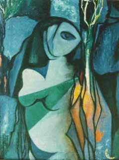 Recollection 2000 10x10 Original Painting - Romaya Puchman Recollection 2000 10x10 Original Painting - Romaya Puchman