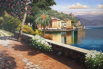 Paseo Por El Pareo 29x39 Original Painting - Ramon Pujol Paseo Por El Pareo 29x39 Original Painting - Ramon Pujol