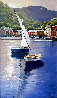 Vela a Portofino 29x20 - Italy Original Painting by Ramon Pujol - 0