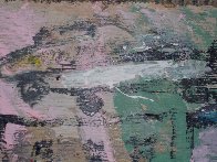Untitled Painting 2005 24x50 Original Painting by Purvis Young - 4 Untitled Painting 2005 24x50 Original Painting by Purvis Young - 4