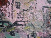 Untitled Painting 2005 24x50 Original Painting by Purvis Young - 5 Untitled Painting 2005 24x50 Original Painting by Purvis Young - 5