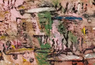 Untitled Painting 2005 24x50 Huge Original Painting by Purvis Young - 0 Untitled Painting 2005 24x50 Huge Original Painting by Purvis Young - 0