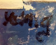 Untitled Painting 21x41 Original Painting by Purvis Young - 3 Untitled Painting 21x41 Original Painting by Purvis Young - 3