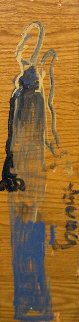 Guardian 29x8 Original Painting - Purvis Young Guardian 29x8 Original Painting - Purvis Young