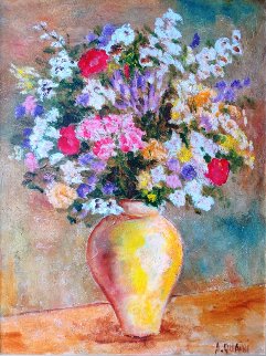 White Bouquet 2006 50x40 Original Painting - Alicia Quaini White Bouquet 2006 50x40 Original Painting - Alicia Quaini