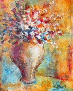 Blowing Air 2002 35x40 Original Painting - Alicia Quaini Blowing Air 2002 35x40 Original Painting - Alicia Quaini
