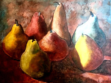 Seven Days 2002 41x51 Original Painting - Alicia Quaini Seven Days 2002 41x51 Original Painting - Alicia Quaini