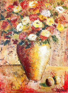 Parrot’s Color 2002 50x41 Huge Original Painting - Alicia Quaini Parrot’s Color 2002 50x41 Huge Original Painting - Alicia Quaini