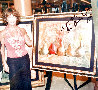 Golden Pears 2002 28x34 Original Painting by Alicia Quaini - 3