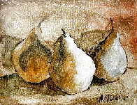 3 Little Pears 1998 16x20  Original Painting by Alicia Quaini - 0