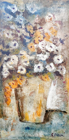 Transparency 2002 59x35 Oil on Canvas - Huge - Signed Twice Original Painting - Alicia Quaini