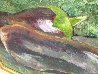 Eggplant 1993 29x34 Original Painting by Alicia Quaini - 2