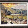 Napa Sunset 2008 24x28 - California Original Painting by Steve Quartly - 2