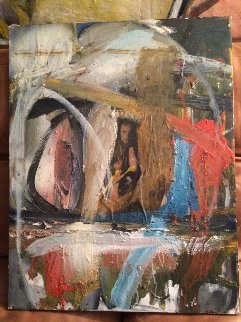 Untitled Painting 1987 24x36 Original Painting - William Quigley Untitled Painting 1987 24x36 Original Painting - William Quigley