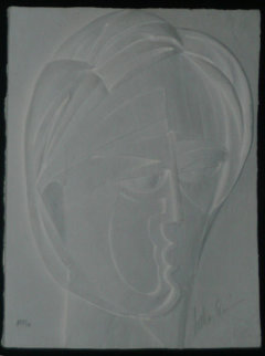Beluchi Woman Vellum Cast Paper 1982 AP Limited Edition Print - Anthony Quinn Beluchi Woman Vellum Cast Paper 1982 AP Limited Edition Print - Anthony Quinn