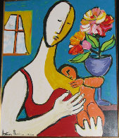 Mother and Child 1988 Limited Edition Print by Anthony Quinn - 0 Mother and Child 1988 Limited Edition Print by Anthony Quinn - 0