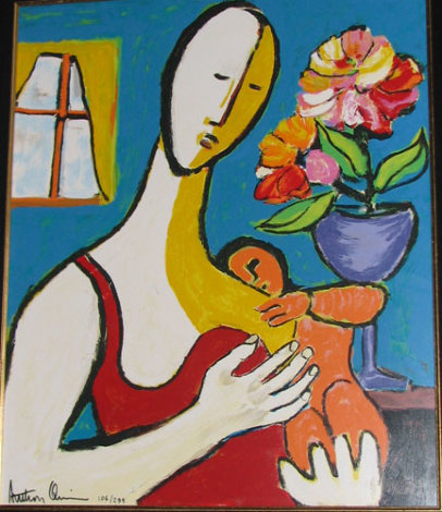 Mother and Child 1988 Limited Edition Print - Anthony Quinn