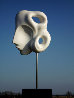Indian Beauty Unique Carerra Marble Sculpture 11 in plus base Sculpture by Anthony Quinn - 1 Indian Beauty Unique Carerra Marble Sculpture 11 in plus base Sculpture by Anthony Quinn - 1