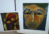 Renaissance Man Suite a Glance in the Mirror And La Femme Ideale Set of 2 1984 Limited Edition Print by Anthony Quinn - 2 Renaissance Man Suite a Glance in the Mirror And La Femme Ideale Set of 2 1984 Limited Edition Print by Anthony Quinn - 2