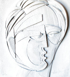 Beluchi Woman Cast Paper Sculpture 1982 Limited Edition Print - Anthony Quinn Beluchi Woman Cast Paper Sculpture 1982 Limited Edition Print - Anthony Quinn
