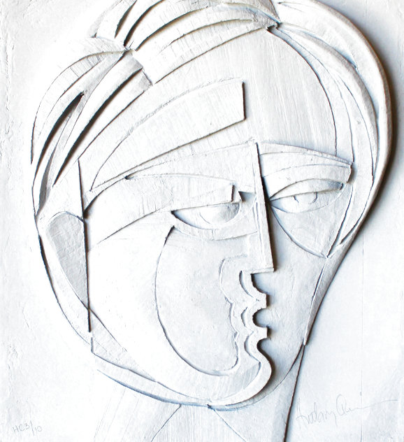 Beluchi Woman Cast Paper Sculpture 1982   Limited Edition Print by Anthony Quinn
