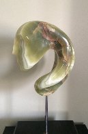 Duet Green Onyx Unique Sculpture 1980 1 in Sculpture by Anthony Quinn - 2 Duet Green Onyx Unique Sculpture 1980 1 in Sculpture by Anthony Quinn - 2