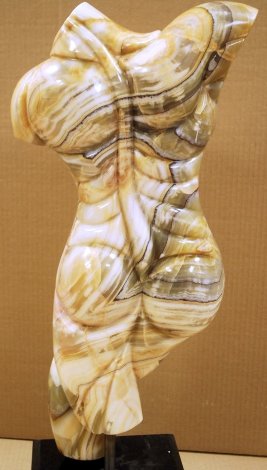 Prometheus Marble Unique Sculpture 1980 23 in Sculpture - Anthony Quinn