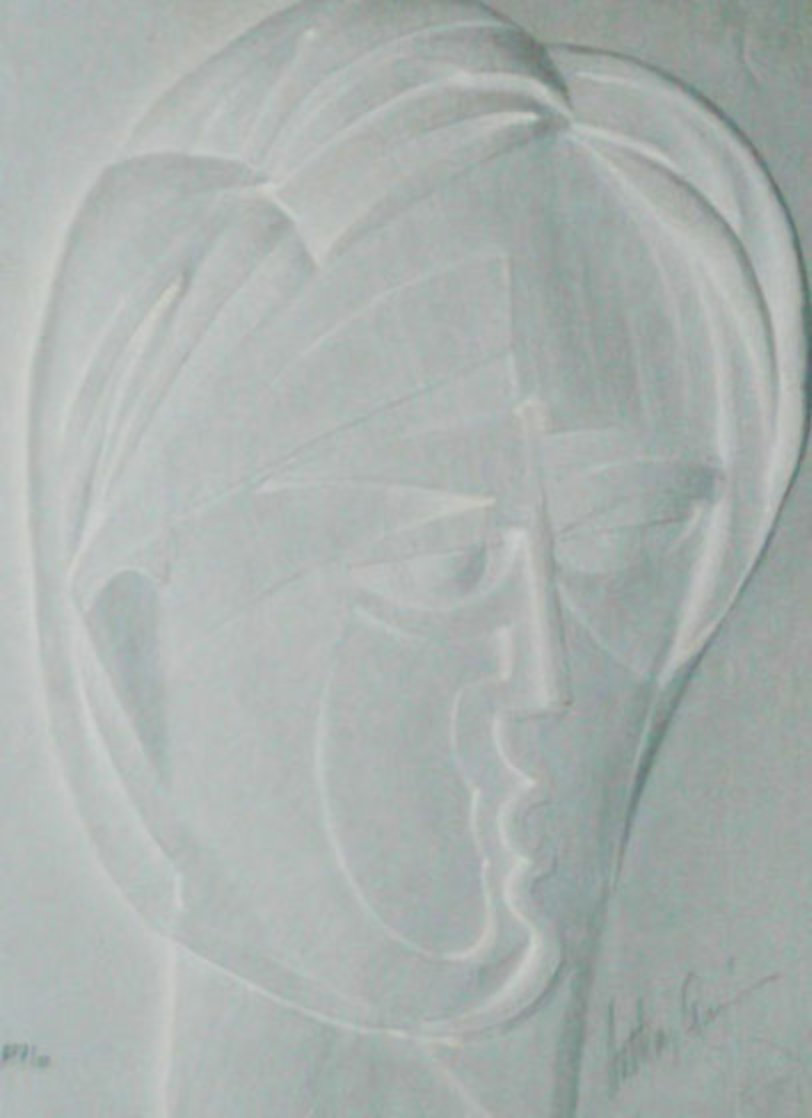 Beluchi Woman Cast Paper Sculpture 1984 Limited Edition Print by Anthony Quinn Beluchi Woman Cast Paper Sculpture 1984 Limited Edition Print by Anthony Quinn