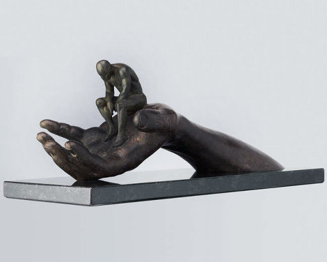 Hand of God Bonded Bronze Sculpture 1999 13 in Sculpture - Lorenzo Quinn