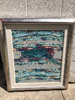 Fabric of My Life 1988 40x36 Super Huge Original Painting by Jim Rabby - 1 Fabric of My Life 1988 40x36 Super Huge Original Painting by Jim Rabby - 1
