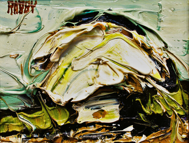 Untitled Abstract 1973 Oil on Board by Jim Rabby - For Sale on Art ...