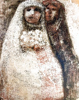 Bride (Novia) 1968 30x25 Original Painting by Fanny Rabel - 0