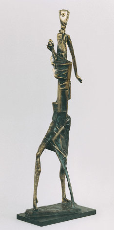 Fidler Bronze Sculpture 1996  31 in Sculpture - Semion Rabinkov