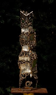 Babylon Tower Bronze Sculpture Unique 2009 32 in Sculpture - Semion Rabinkov Babylon Tower Bronze Sculpture Unique 2009 32 in Sculpture - Semion Rabinkov
