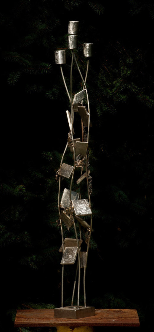 Tulips Bronze Sculpture Unique 2009 34 in Sculpture by Semion Rabinkov