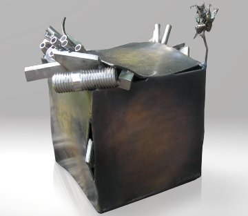 Pandora Box Bronze Unique Sculpture 2008 15 in Sculpture - Semion Rabinkov Pandora Box Bronze Unique Sculpture 2008 15 in Sculpture - Semion Rabinkov